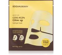 EQQUALBERRY Collagen Glow Up Hydrogel Mask masque tissu illuminateur et hydratant texture gel 30 g