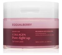EQQUALBERRY Collagen Pore-Tight Up Gel Toner Pads patchs tonifiants pour resserrer les pores 60 pcs