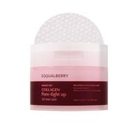 EQQUALBERRY Patchs toniques au collagène pour resserrer les pores - Patchs coréens resserrant les pores avec collagène à absorption profonde, formule hydratante et raffermissante, 140 ml (60 pads)