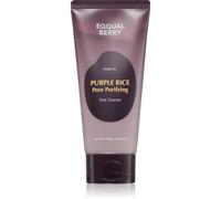 EQQUALBERRY Purple Rice Pore Purifying Pack Cleanser mousse nettoyante en profondeur avec effet exfoliant 130 g