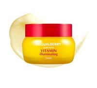 EQQUALBERRY Vitamin Illuminating Cream 50ml - Crème Visage Éclat avec Vitamine C, Niacinamide et Acide Tranexamique - Hydratation Légère et Soin de la Barrière Cutanée