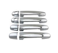 EQU7DH poignées extérieures Poignée De Porte Plaquée En Plastique Chromé | Poignée De Porte Plaquée En Plastique Chromé ABS, 10 Pièces, Couvercle Bol, Style Pâte Garniture