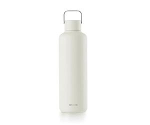 EQUA Bouteille intemporelle en acier inoxydable (1000 ml, blanc cassé)
