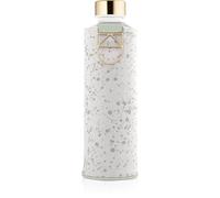 Equa Mismatch bouteille d'eau en verre + emballage en cuir synthétique coloration Essence 550 ml