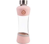 Equa SQ AC P Active Peach Bouteille en Verre Borosilicate avec Housse en Silicone 0,55 l, SW10268