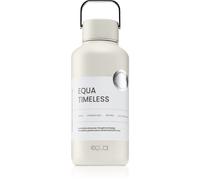 EQUA Bouteille intemporelle en acier inoxydable (600 ml, blanc cassé)