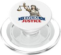 Equal Justice Lady Justice Balance avec Yeux bandés Patriotique PopSockets PopGrip pour MagSafe