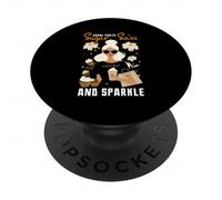 Equal Parts Sugar SASS and Sparkle PopSockets PopGrip Adhésif