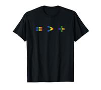 Equality Greater Than Division Anti-Racisme Symbole LGBT Pride T-Shirt