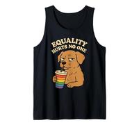 Equality Hurts No One Funny Dog LGBTQ Pride Month Sarcastic Débardeur