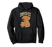 Equality Hurts No One Funny Dog LGBTQ Pride Month Sarcastic Sweat à Capuche