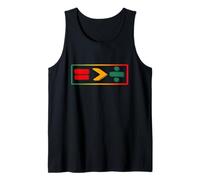 Equality Is Greater Than Division Juneteenth Afro Men Women Débardeur
