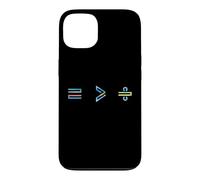 Equality is Greater Than Division Math Symbol Social Justice Coque pour iPhone 13