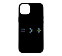 Equality is Greater Than Division Math Symbol Social Justice Coque pour iPhone 14 Plus