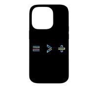 Equality is Greater Than Division Math Symbol Social Justice Coque pour iPhone 14 Pro