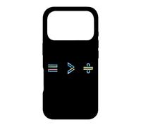 Equality is Greater Than Division Math Symbol Social Justice Coque pour iPhone 17 Pro