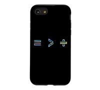 Equality is Greater Than Division Math Symbol Social Justice Coque pour iPhone SE (2020) / 7/8