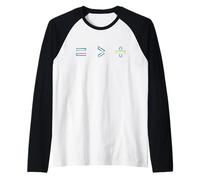 Equality is Greater Than Division Math Symbol Social Justice Manche Raglan