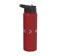 Equality is Greater Than Division Math Symbol Social Justice Stainless Steel Insulated Water Bottle