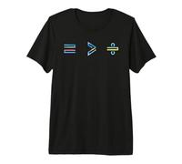 Equality is Greater Than Division Math Symbol Social Justice T-Shirt Haut de Gamme