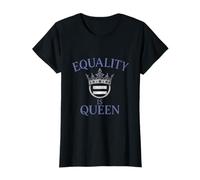 Equality is Queen Feminist Girl Power Couronne Violet T-Shirt