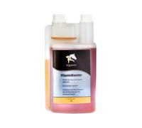 Equanis VitaminBooster | 1 l | Vitamines liquides pour chevaux qui peuvent contribuer au renforcement du système immunitaire | Avec différentes vitamines et biotine pour chevaux