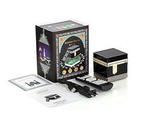 Equantu Haut-Parleur Coran Numérique SQ-109S en Forme de KAABA, 8 Go, Bluetooth 4.0, 18 Voix et 15 Langues, Batterie 2000mAh, Télécommande