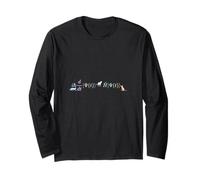 Équation de formules mathématiques et physiques Tie Dye pour Chats de Schrödinger Manche Longue