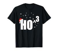 Équation de Jeu de Mots en Cubes Amusante de Noël pour Professeur de mathématiques Ho Ho T-Shirt