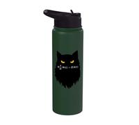 Équation de Schrödinger dépendant du temps Cat Stainless Steel Insulated Water Bottle