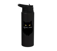 Équation de Schrödinger dépendant du temps Cat Stainless Steel Insulated Water Bottle