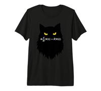 Équation de Schrödinger dépendant du Temps Cat T-Shirt Haut de Gamme