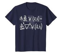 Equation de Schroedinger Physique mécanique quantique T-Shirt, Enfant, Bleu Marine, 4 Ans