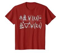 Equation de Schroedinger Physique mécanique quantique T-Shirt, Enfant, Canneberge, 10 Ans