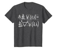 Equation de Schroedinger Physique mécanique quantique T-Shirt, Enfant, Chiné Foncé, 8 Ans