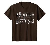 Equation de Schroedinger Physique mécanique quantique T-Shirt, Enfant, Marron, 3 Ans
