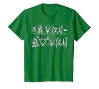 Equation de Schroedinger Physique mécanique quantique T-Shirt, Enfant, Vert Kelly, 8 Ans