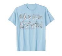 Equation de Schroedinger Physique mécanique quantique T-Shirt, Homme, Bleu Céleste, S
