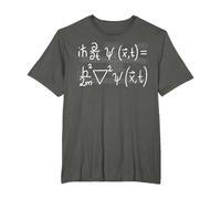 Equation de Schroedinger Physique mécanique quantique T-Shirt, Homme Grandes Tailles, Asphalte, 4X Tall