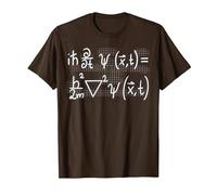 Equation de Schroedinger Physique mécanique quantique T-Shirt, Homme, Marron, M