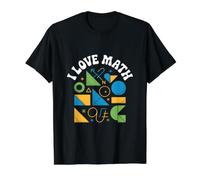 Équation des Formes géométriques I Love Math T-Shirt Graphique avec Valeur, Homme, Noir, M