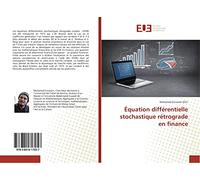 Équation différentielle stochastique rétrograde en finance