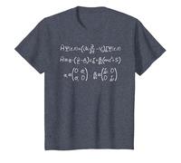 Équation Dirac | Nerdy Science Physique Mécanique Quantique T-Shirt, Enfant, Bleu Chiné, 4 Ans