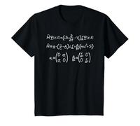 Équation Dirac | Nerdy Science Physique Mécanique Quantique T-Shirt, Enfant, Noir, 2 Ans
