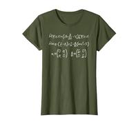 Équation Dirac | Nerdy Science Physique Mécanique Quantique T-Shirt, Femme, Olive, 3XL