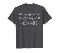 Équation Dirac | Nerdy Science Physique Mécanique Quantique T-Shirt, Homme, Chiné Foncé, XL