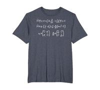 Équation Dirac | Nerdy Science Physique Mécanique Quantique T-Shirt, Homme Grandes Tailles, Bleu Chiné, 2X Tall
