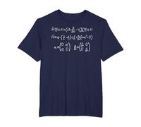 Équation Dirac | Nerdy Science Physique Mécanique Quantique T-Shirt, Homme Grandes Tailles, Bleu Marine, 4X Tall