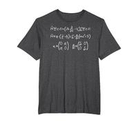 Équation Dirac | Nerdy Science Physique Mécanique Quantique T-Shirt, Homme Grandes Tailles, Chiné Foncé, 3X Tall