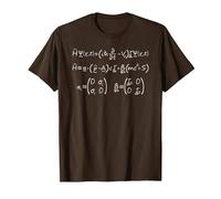 Équation Dirac | Nerdy Science Physique Mécanique Quantique T-Shirt, Homme, Marron, 3XL